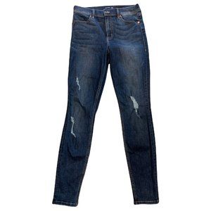 Level 99 - Lilah Distressed Skinny Jean (High Rise )